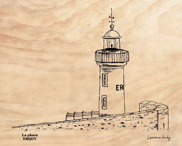 22-ERQUY-LE PHARE-BOIS 30x40