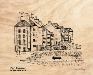 29-DOUARNENEZ-PORT ROSMEUR-N&B-BOIS 24X30