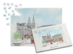 49-CHOLET-PLACE-TRAVOT-PUZZLE-500-PIECES-BOITE