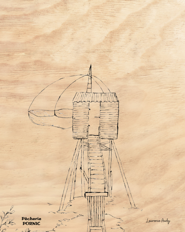 44-PORNIC-PECHERIE N°2-BOIS-24X30